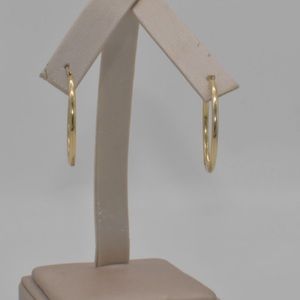 14k SOLID GOLD HOOPS
